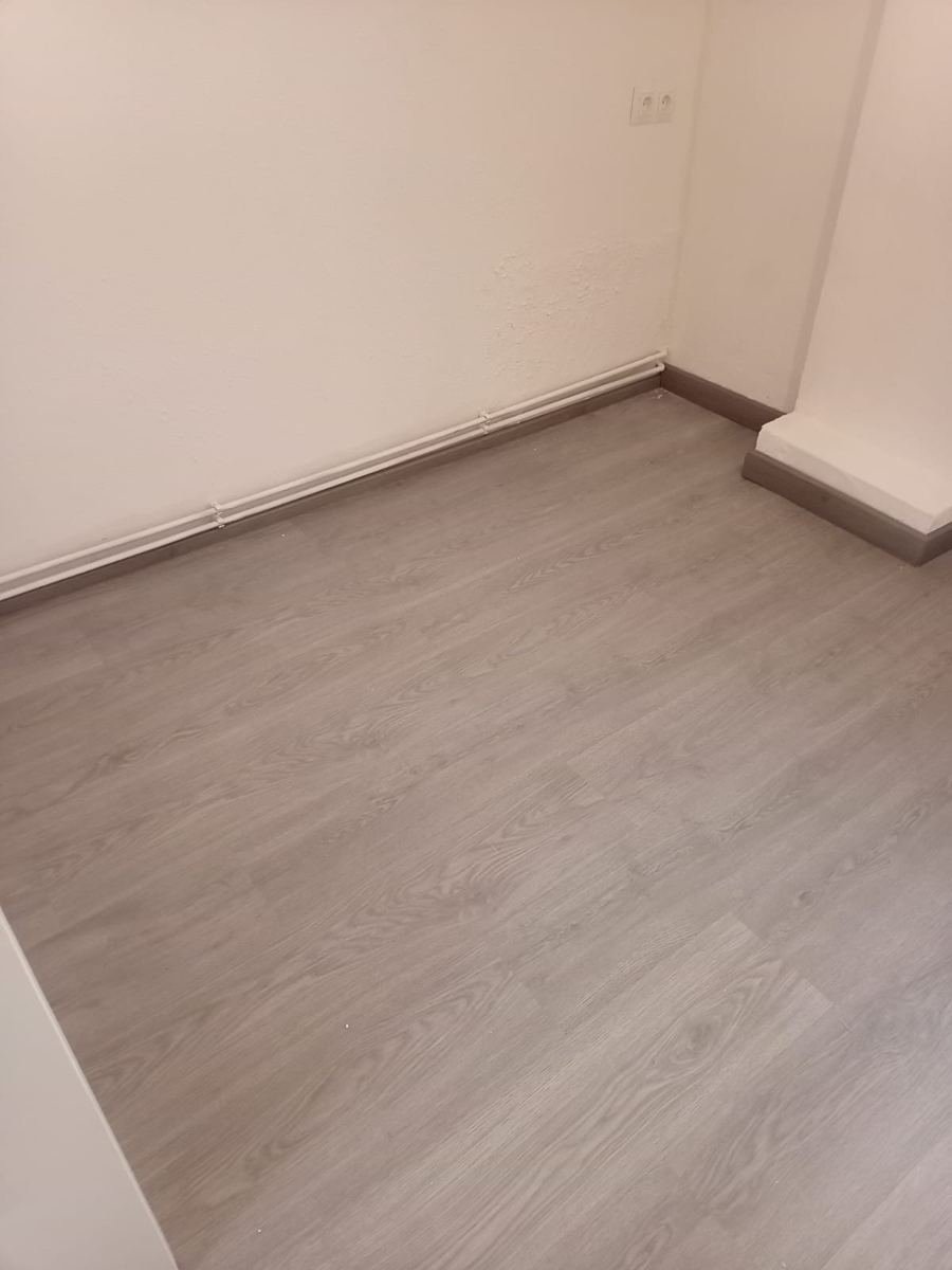 Después: suelo laminado
