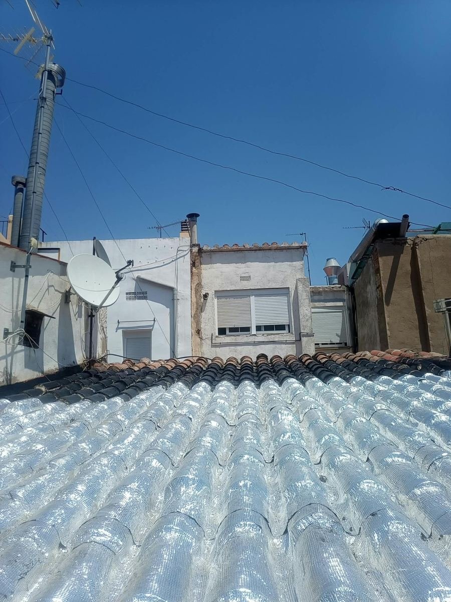 La cubierta impermeabilizada